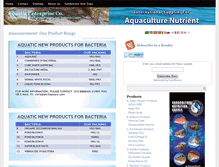 Tablet Screenshot of marinefishculture.com